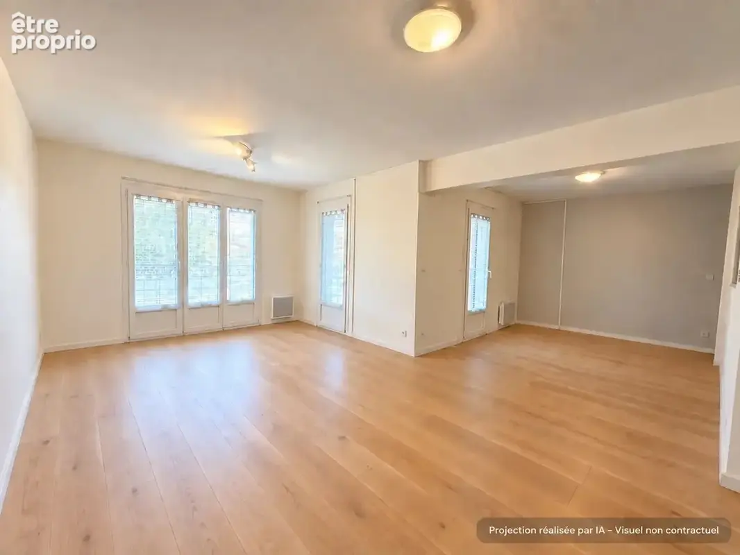 Maison familiale 100 m2 avec 3 chambres, garage et terrain - photo 2