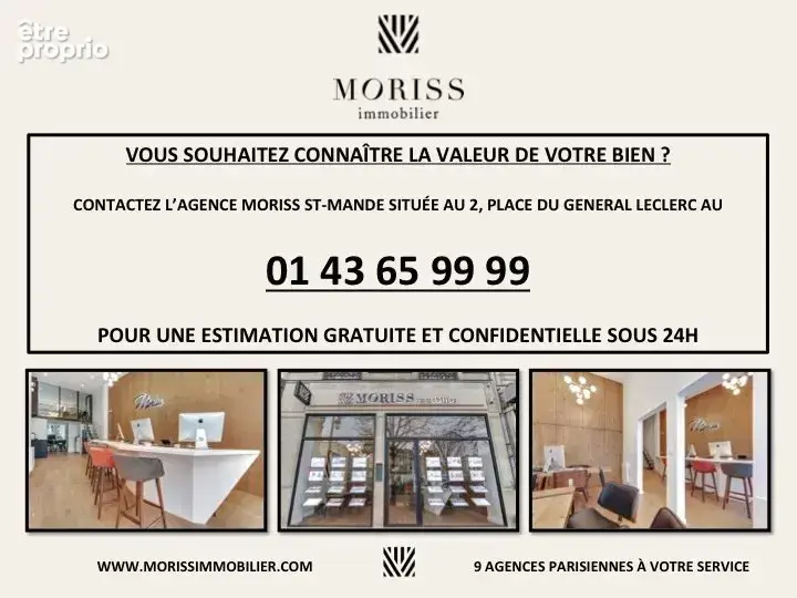 Saint-Mandé Appartement de 4 pièces de 91 m2 - photo 16
