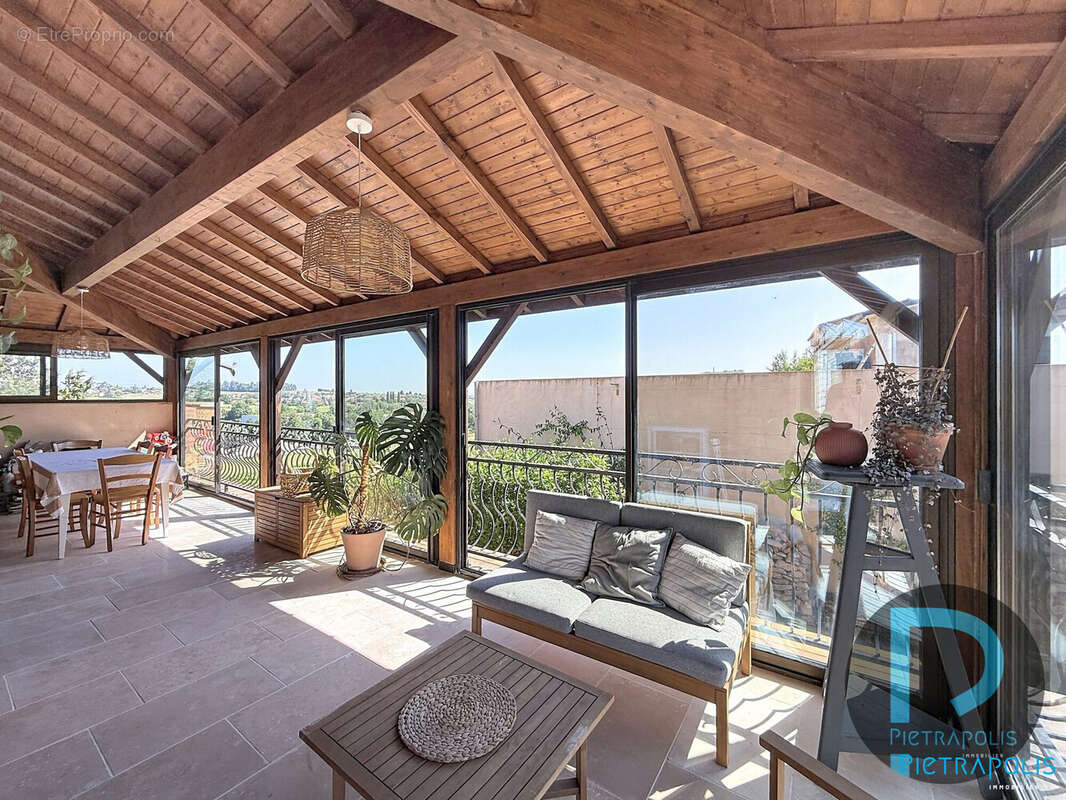 véranda - Maison à LIERGUES