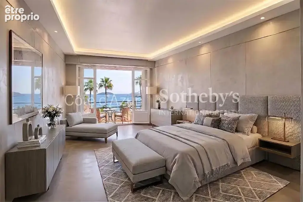 Cannes Croisette, un appartement de 176 m² à rénover face à la mer - photo 10