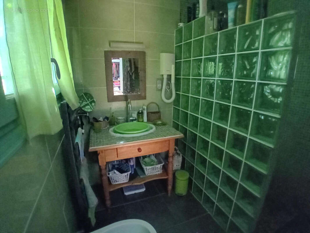 salle d &#039;eau - Maison à ARCAMBAL