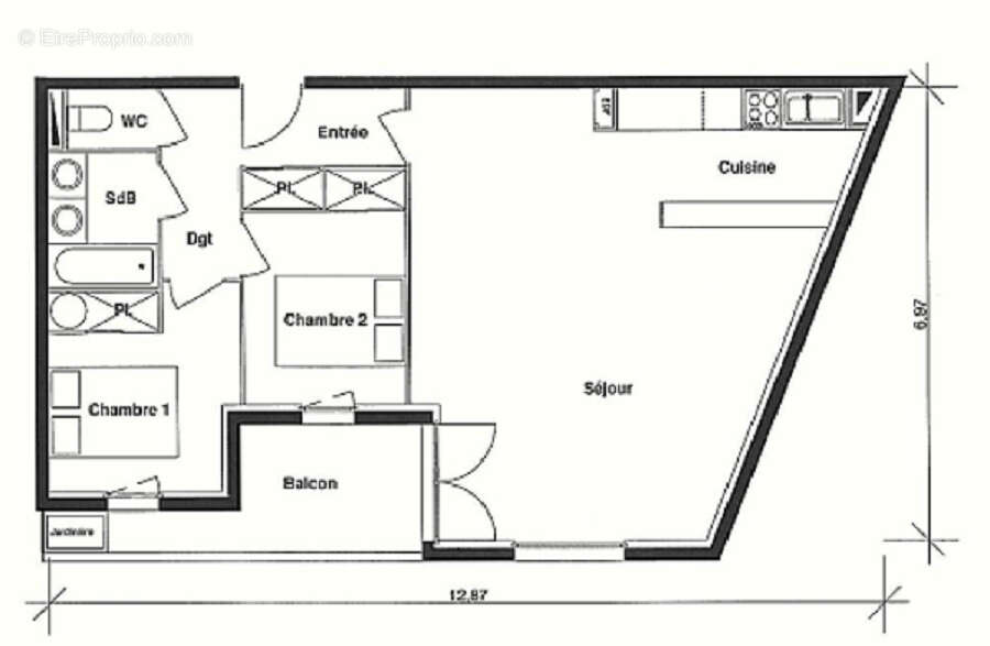 Appartement à BORDEAUX