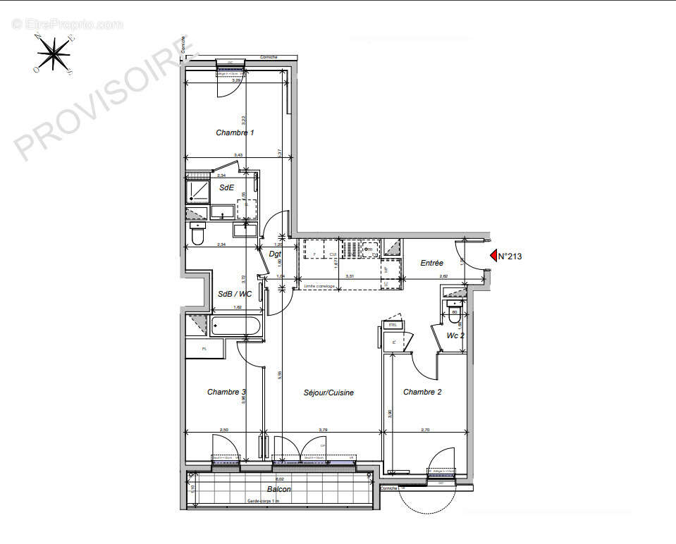 Appartement 4p - chatenay-mallabry - photo 2