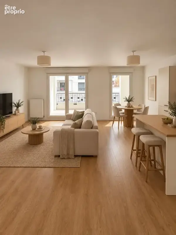 Appartement 67m² à saint-ouen-sur-seine - photo 8