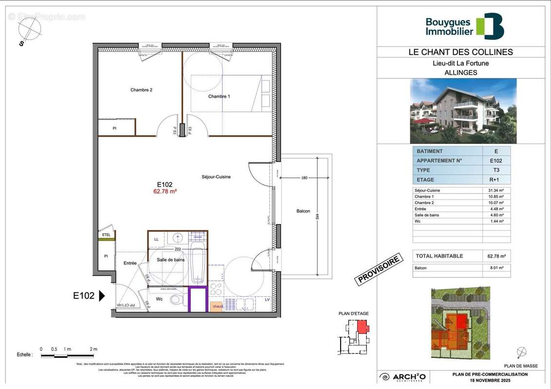 Appartement à ALLINGES