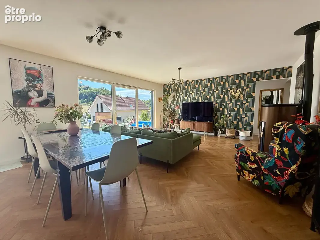 Maison contemporaine en bois, 4 chambres, l'Etoile 39570 - photo 12