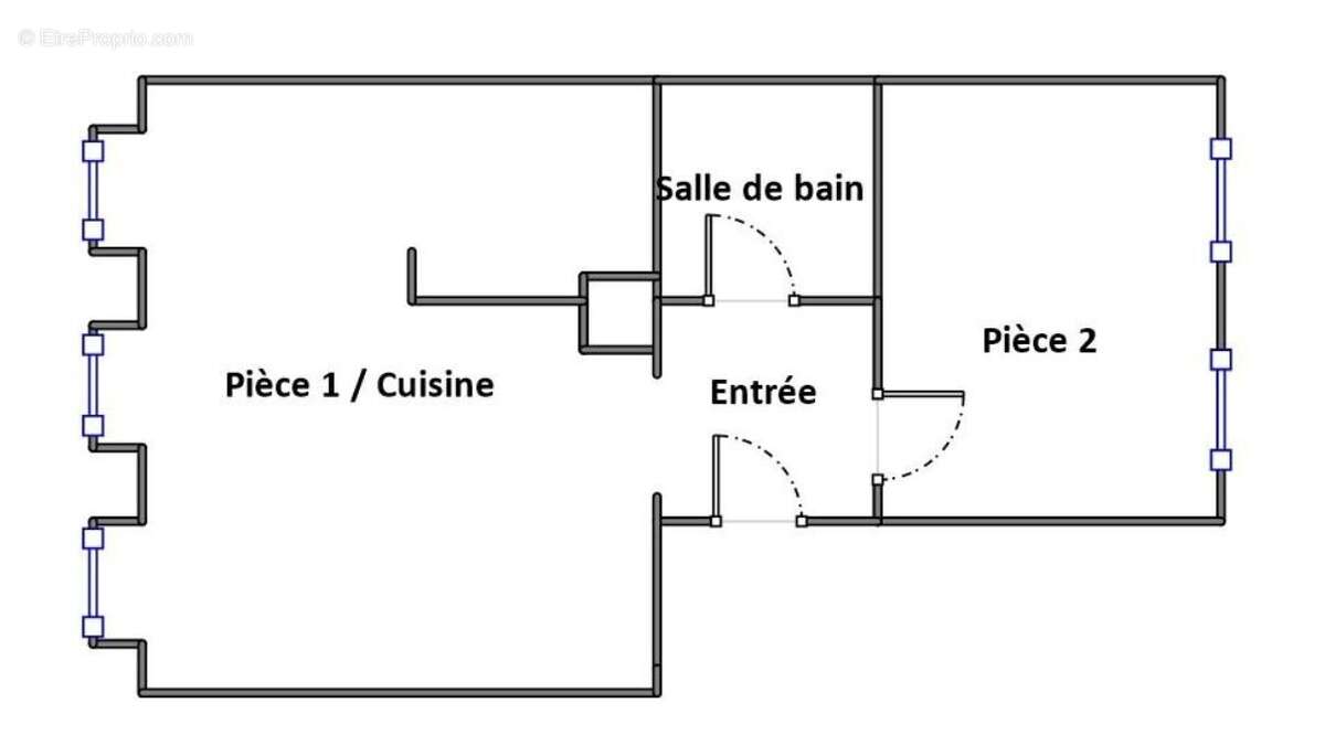Appartement 36 m² à Strasbourg  - photo 6