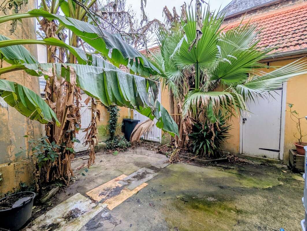 cour - Maison à ISIGNY-SUR-MER