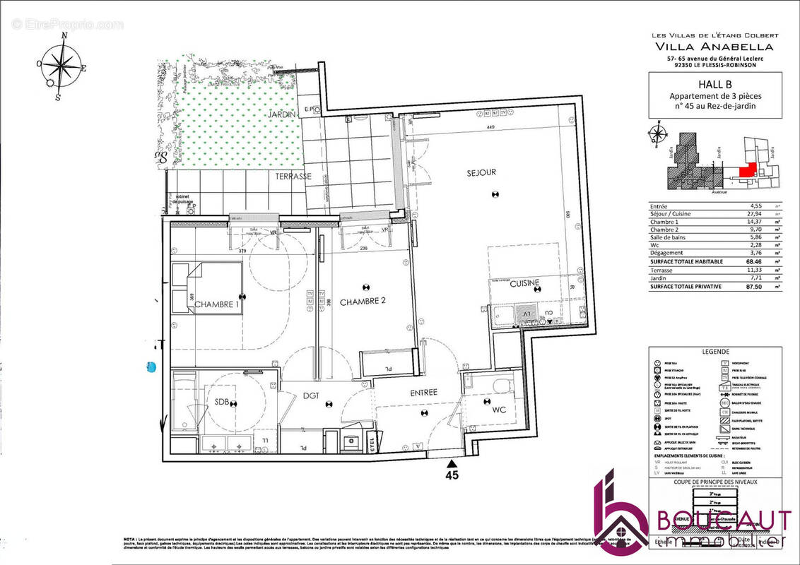 Appartement à LE PLESSIS-ROBINSON