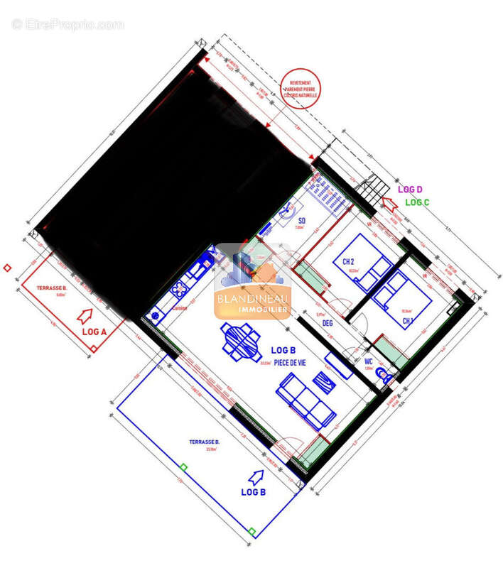 Appartement à BOUGUENAIS