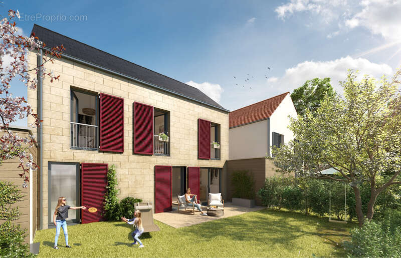 Senlis (60) – T2 de 43 m² avec jardin exposé plein sud, terrasse et 2 parking en sous-sol - photo 2