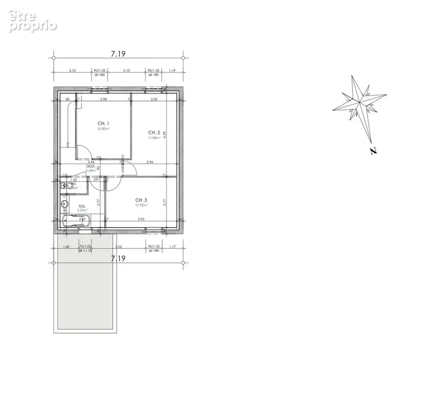Terrain a batir avec permis accepté 92m2 - photo 5