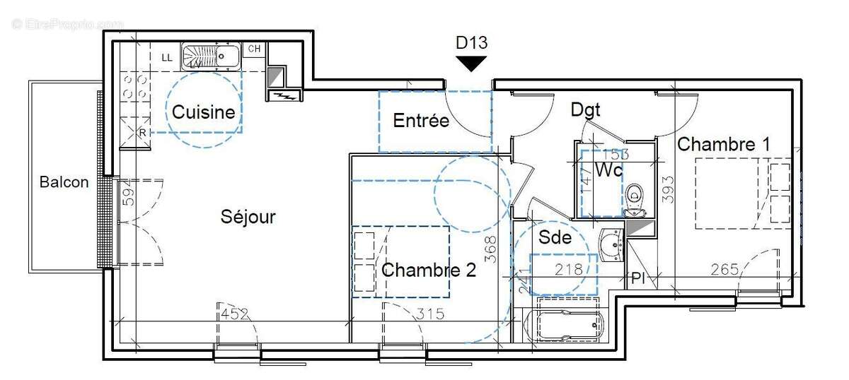 Appartement à HONFLEUR