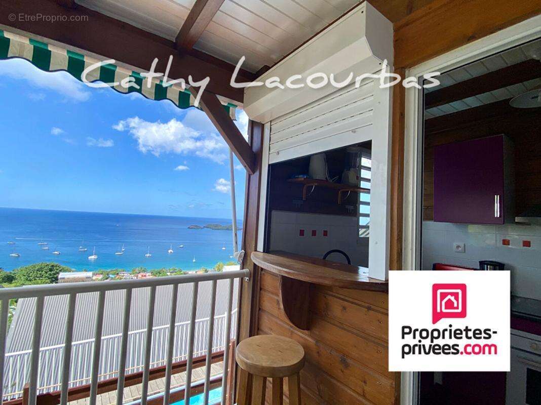Superbe Appartement T3 Duplex, vue exceptionnelle mer, piscine - Bouillante - photo 3
