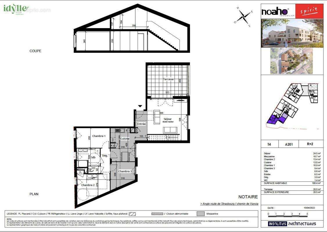 Appartement à RILLIEUX-LA-PAPE