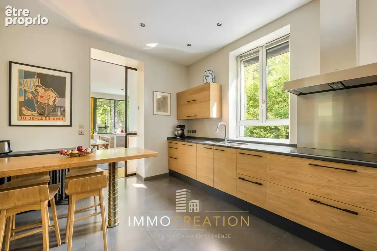 Propriété exceptionnelle de grand standing, climatisée, sur 1000 m2, piscine, à vendre à LYON 3 Montchat PArc - photo 5