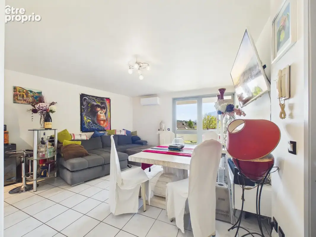 SAINT-ALBAN-LEYSSE   Superbe T2 de 54 m2 avec terrasse, garage, piscine et vue montagnes - photo 2