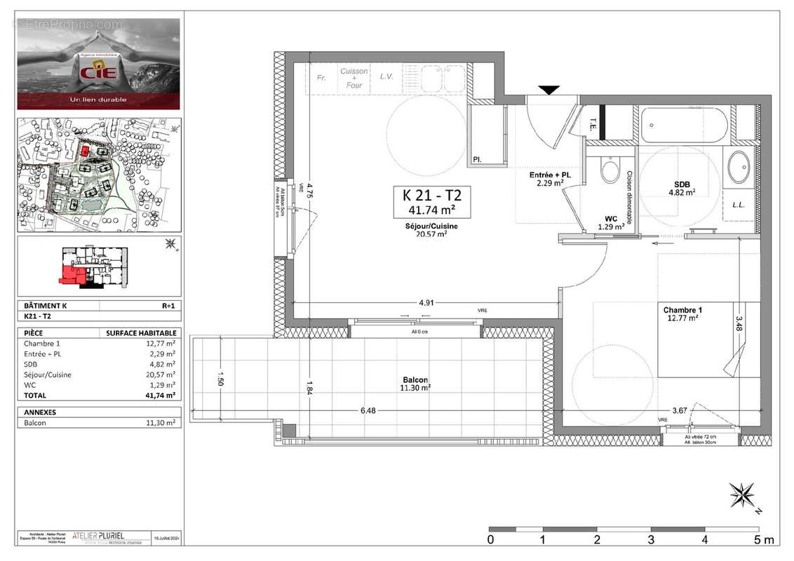 Appartement à COLLONGES-SOUS-SALEVE