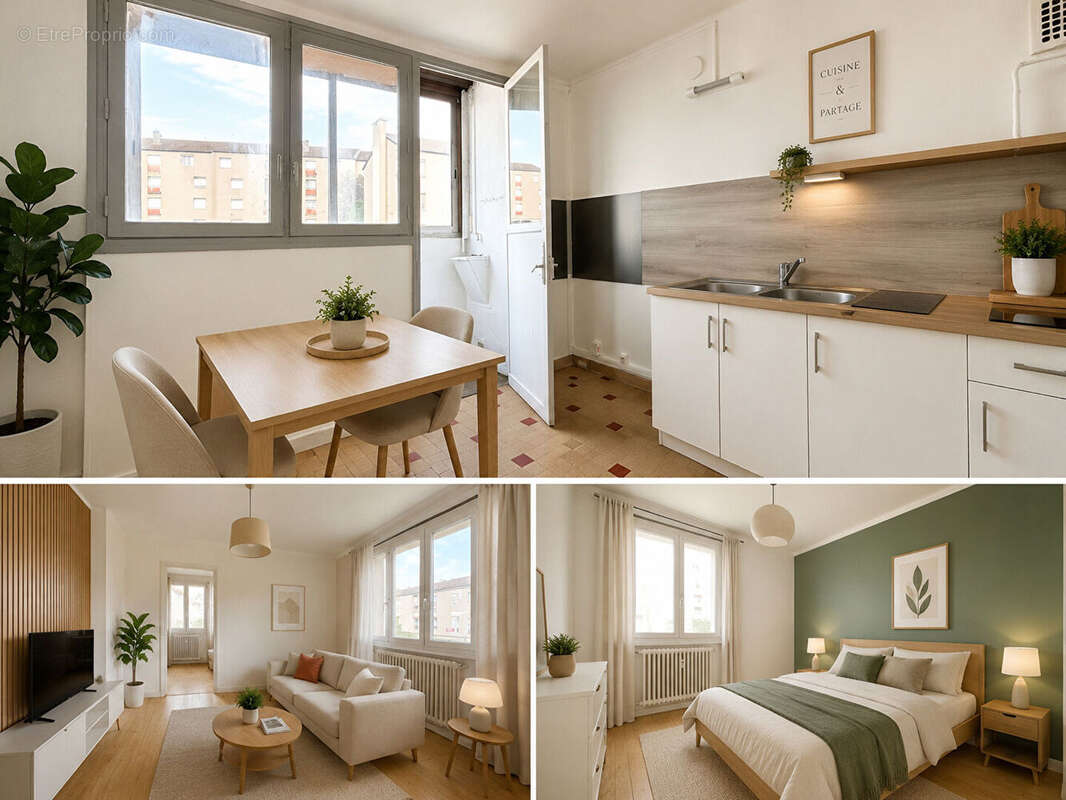 Appartement T4  55m²  Quartier du Soleil  Saint-Étienne - photo 6