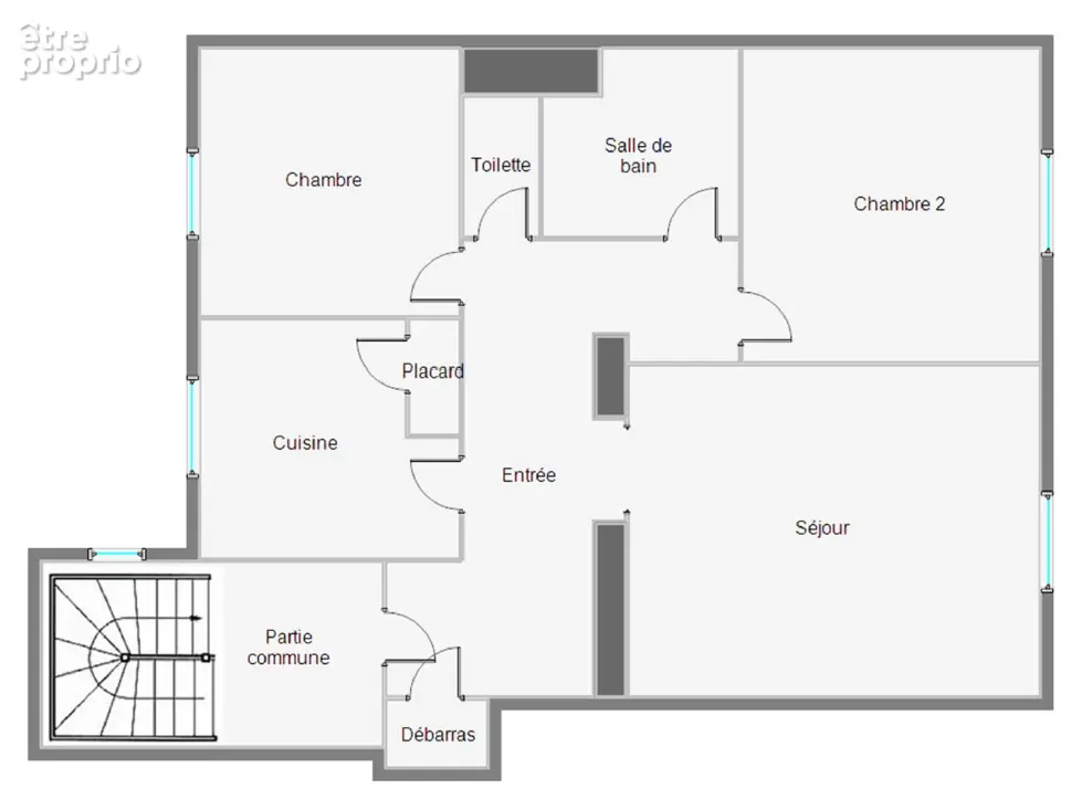 Appartement - 69.5 m² - TOURS - photo 5