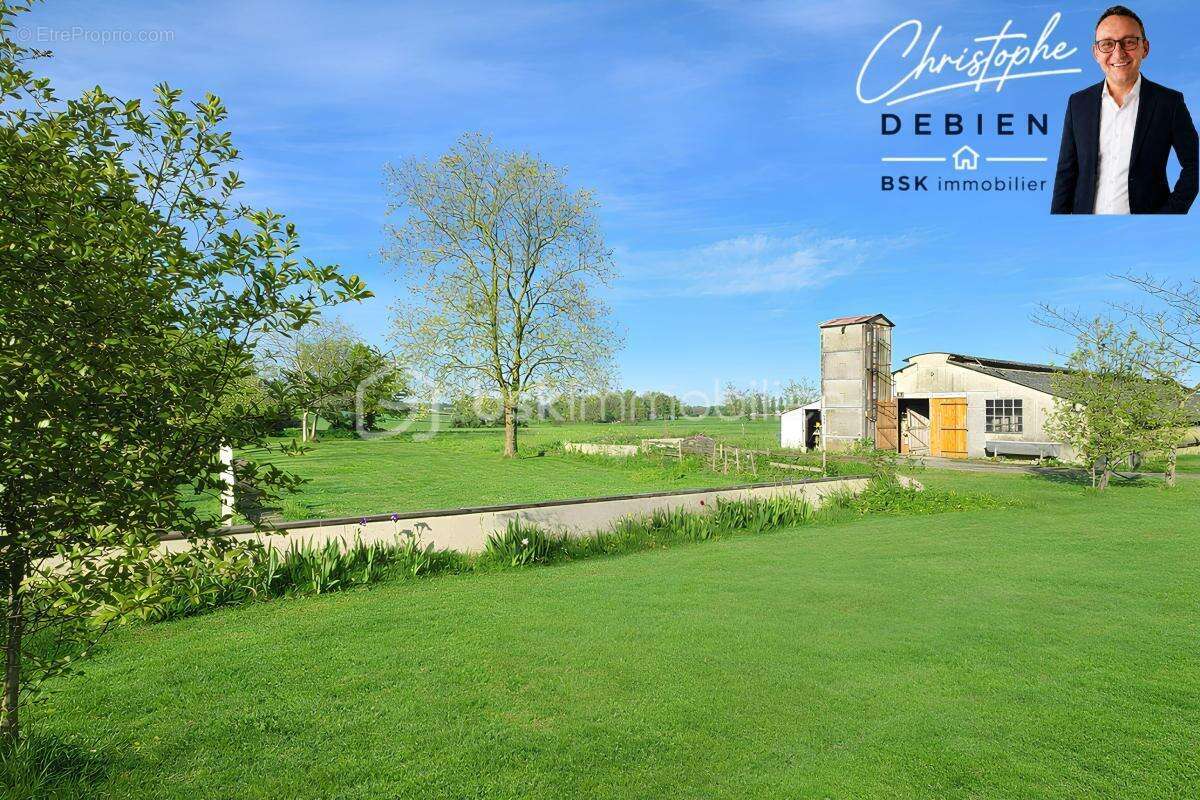  maison plain-pied – vue campagne sans vis-à-vis – 2 587 m² de terrain – dépendance 350 m²  - photo 2