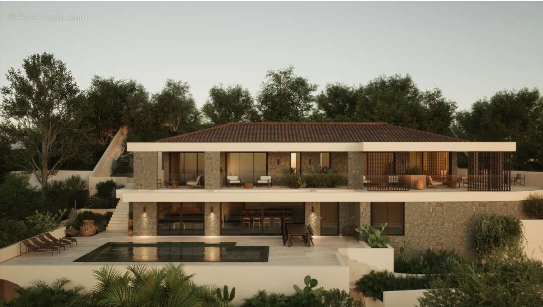 Les issambres villa provençale à rénover avec vue mer panoramique sur le golfe de saint tropez piscine garage - photo 2
