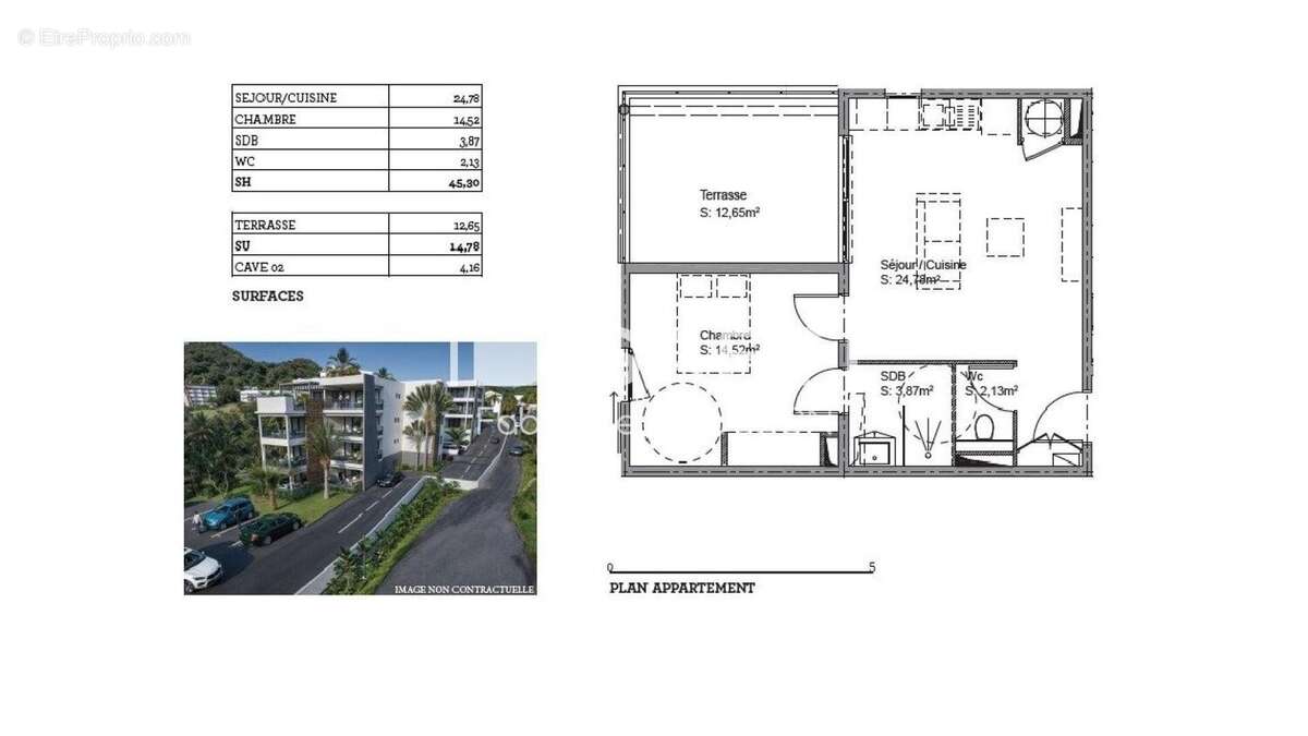 Photo 3 - Appartement à LE MARIN