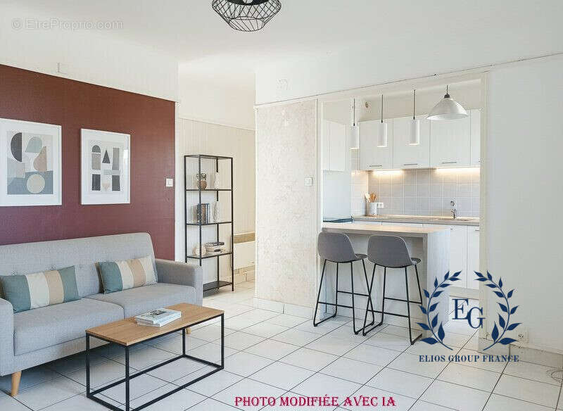 Photo retouchée avec IA - Appartement à BRIGNOLES