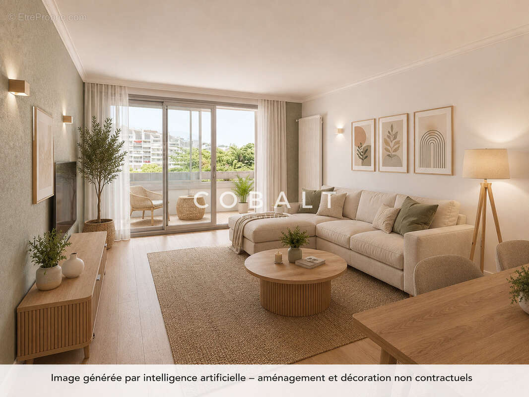 Bel appartement de 50 m2 à rafraîchir dans une résidence avec tennis - photo 5