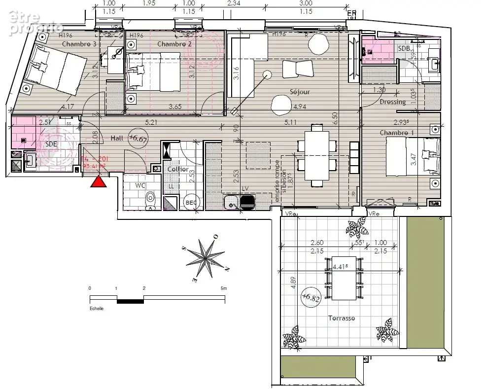 Appartement T4 VEFA - photo 4