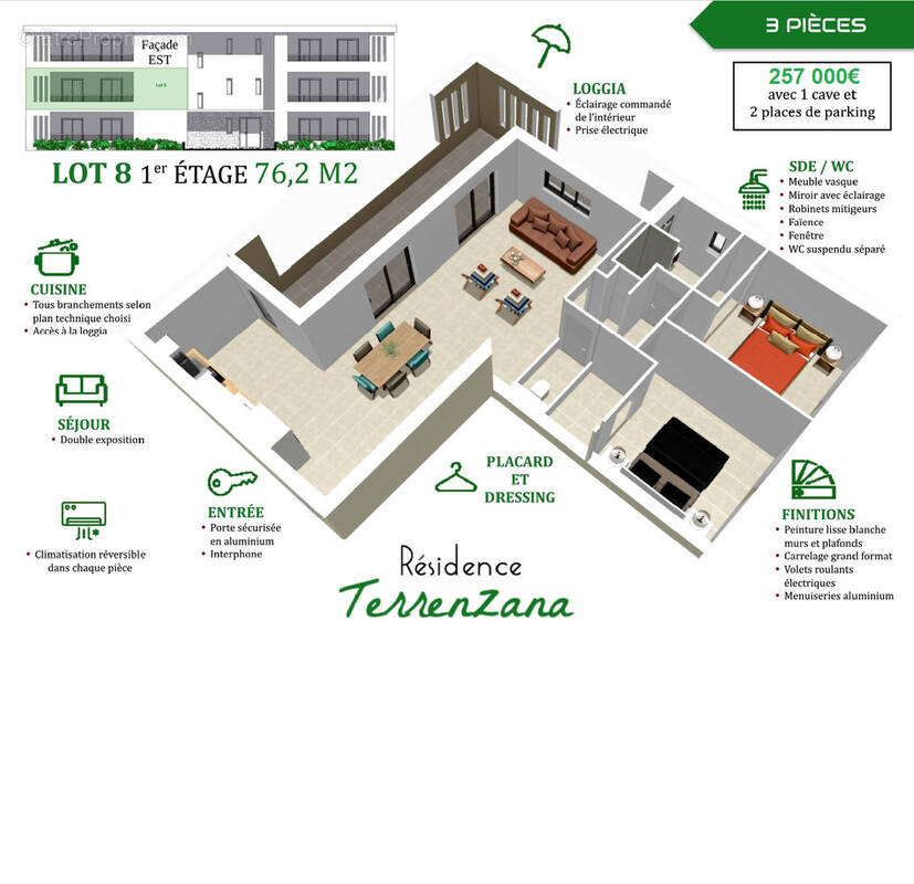 Appartement à ALERIA