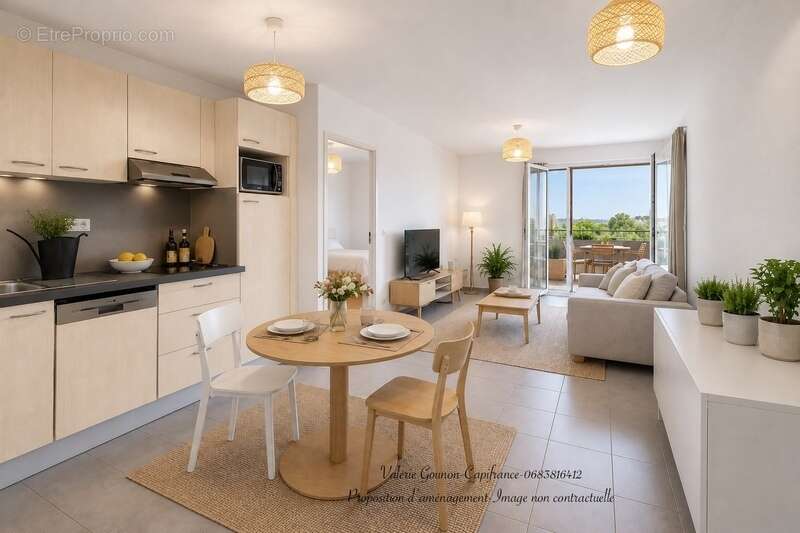 Appartement à vendre 2 pièces JUVIGNAC (34)-1Chambre-2Terrasses-Parking-Rez de jardin-Résidence Seniors - photo 4