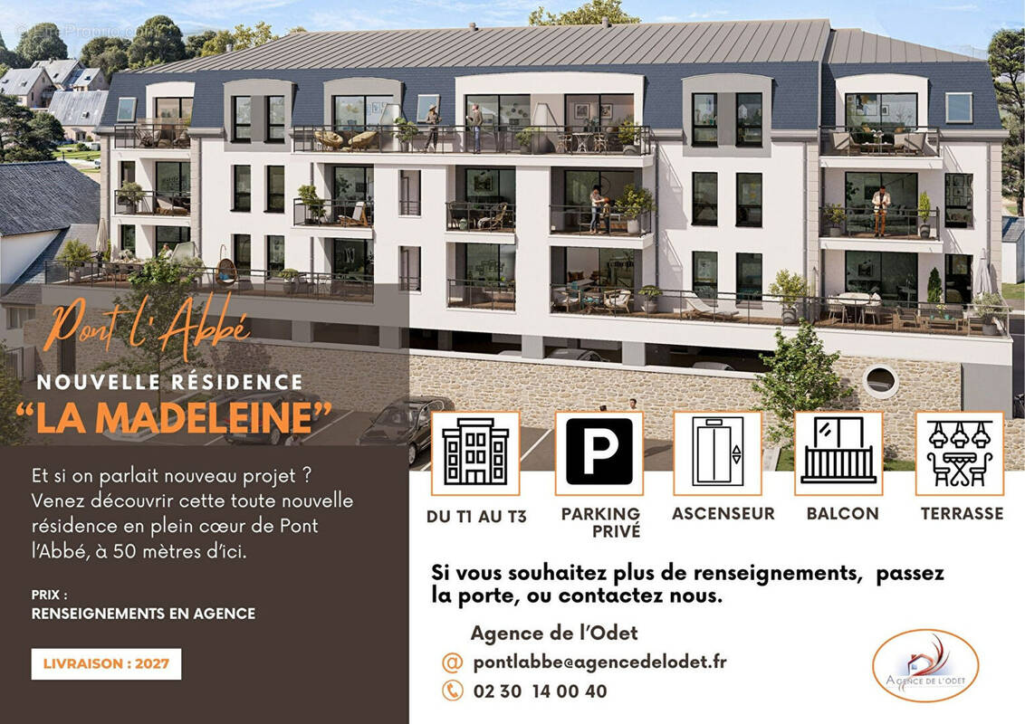 Appartement à PONT-L'ABBE