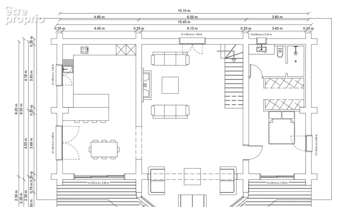PROCHE CENTRE FONT-ROMEU - Projet chalet neuf en fustes haut de gamme - photo 7