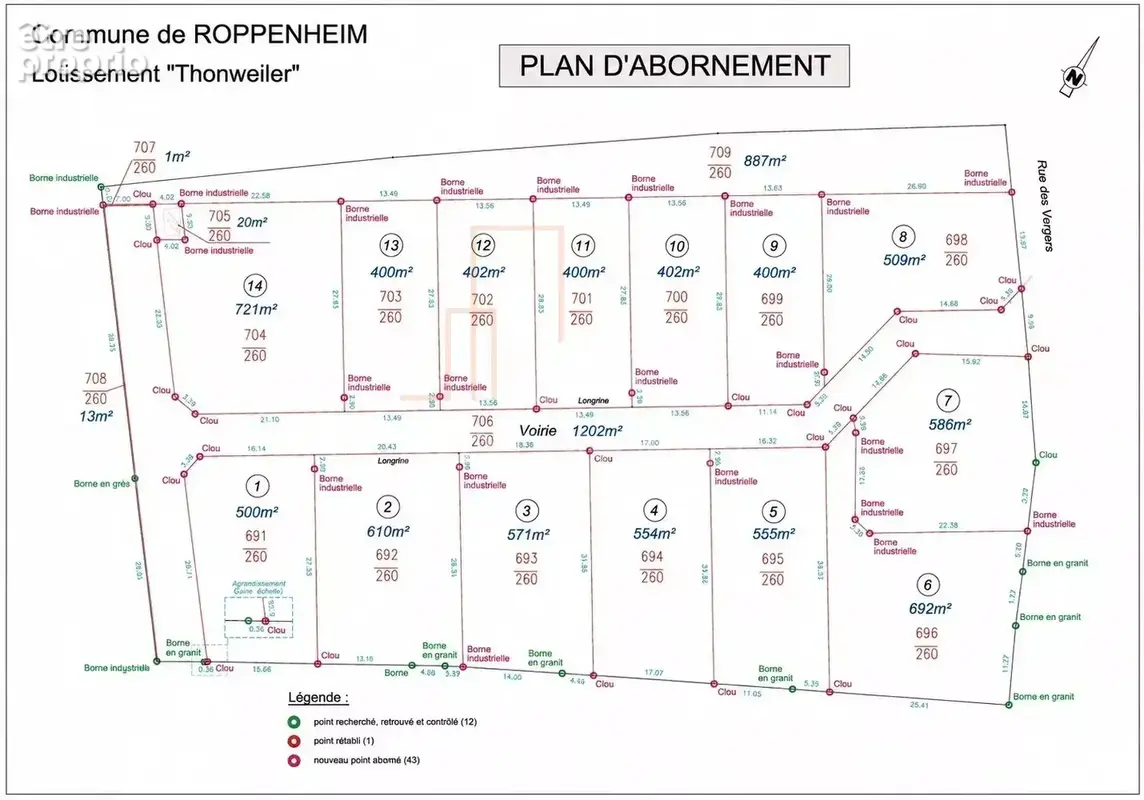 Roppenheim – Terrain de 400m² constructible viabilisé – Lotissement Thonweiler - photo 5