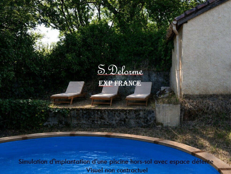 Espace du jardin derrière de cabanon e 