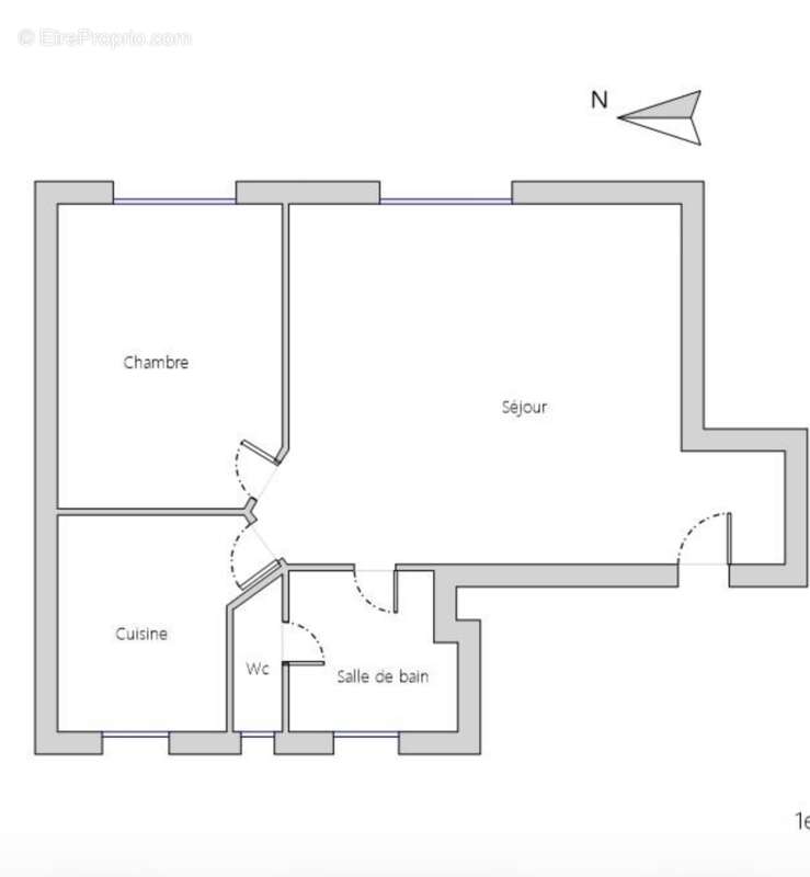 Appartement à PARIS-18E