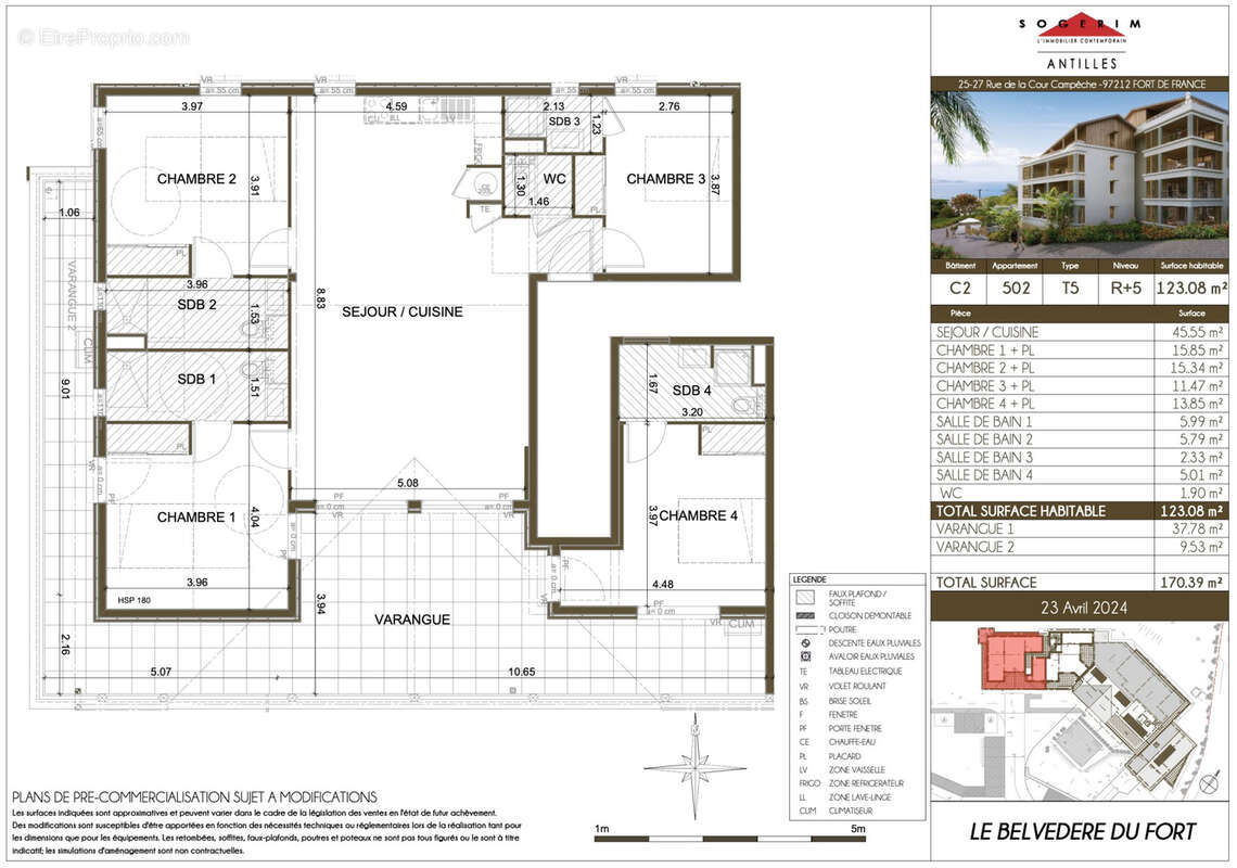 Appartement à FORT-DE-FRANCE