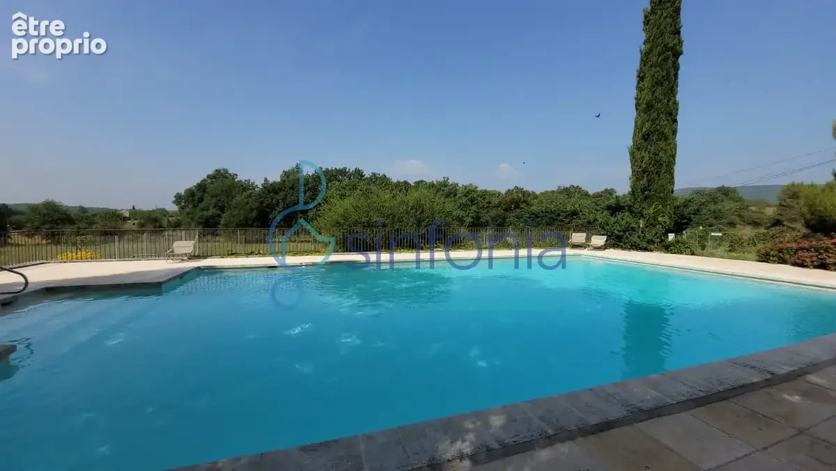 Lussan la lèque  maison en pierre  140 m2 dépendance piscine & tennis - photo 8
