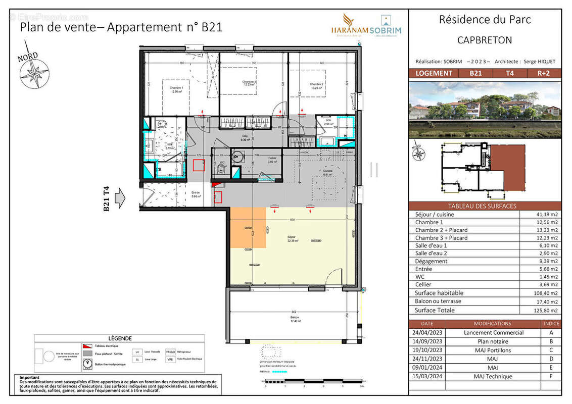Appartement à CAPBRETON