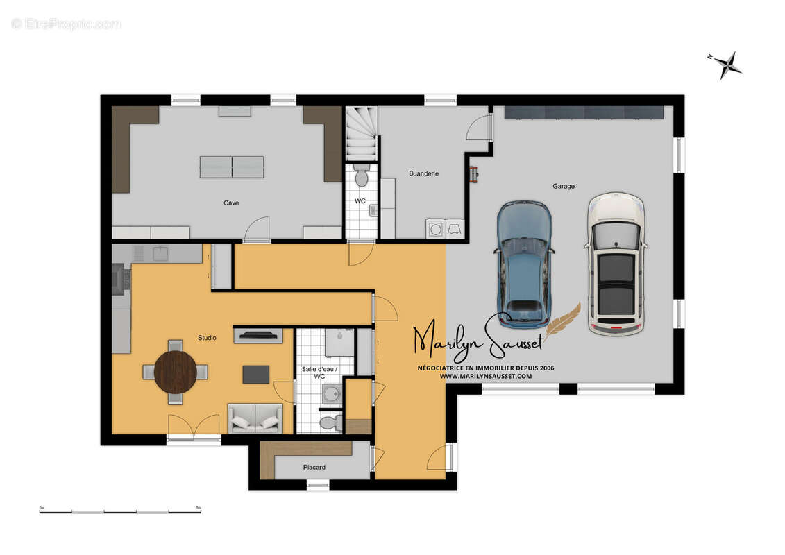 Maison à NEUVILLE-SUR-SAONE