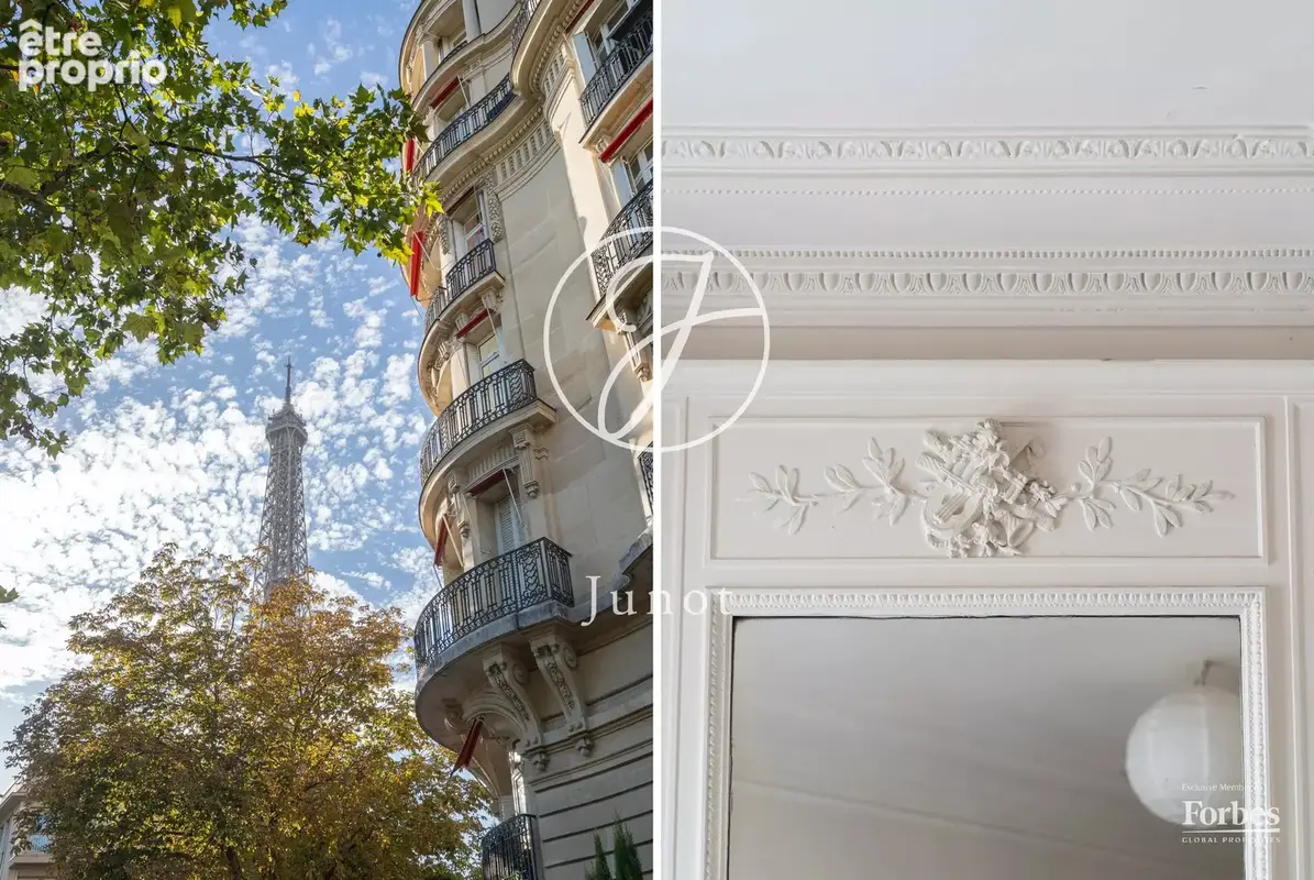 Paris 7e - CHAMP DE MARS - Appartement - 5 pièces - 130,45m² Carrez - 133,35m² au sol - Vues dégagées - photo 19