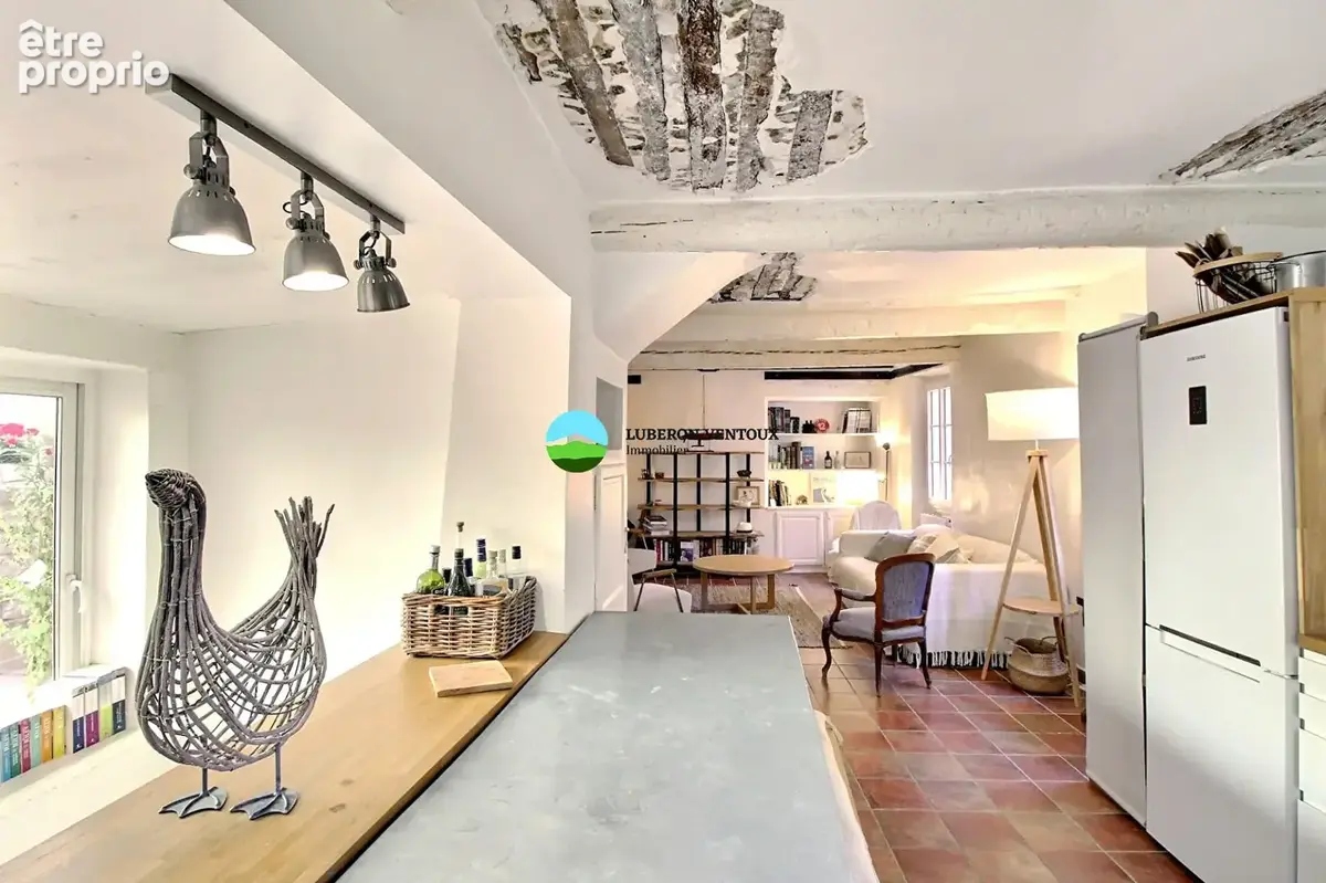 Le Barroux, maison 3 chambres avec cour et bassin. - photo 4