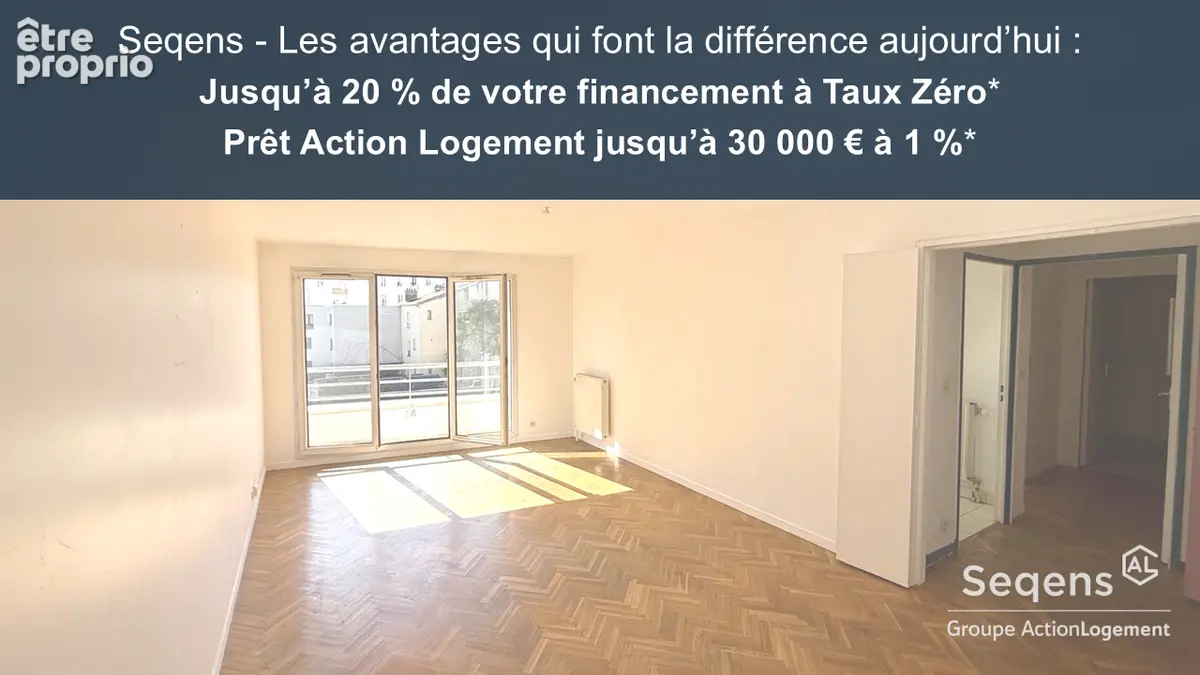 Grand 2 pièces 51.40m² lumineux avec balcon et parking au Kremlin-Bicêtre proche ligne 7 et 14 - photo 2