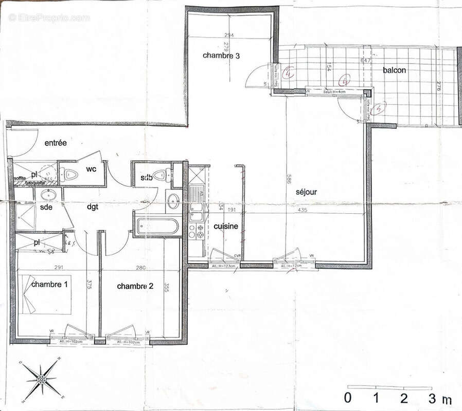 Appartement à ISSY-LES-MOULINEAUX