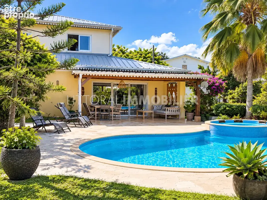 Charmante villa avec piscine et bungalow  en bord de ravine - photo 1