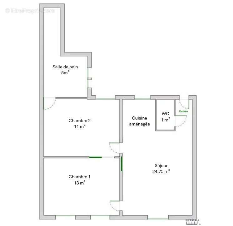 Appartement à PARIS-10E