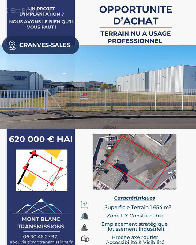 Terrain à CRANVES-SALES