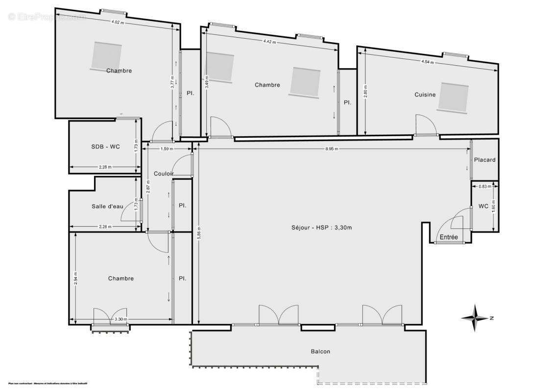 Appartement à LES LILAS