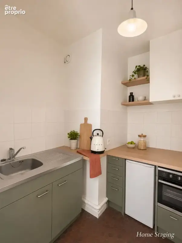 Appartement Paris 1 pièce(s) 27.51m2 - photo 8
